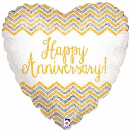 Gold Chevron Anniversary