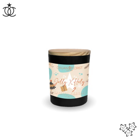 X’mas Edition: Jolly Caramel Vanilla Crystal Candle / Holy Peppermint Candy